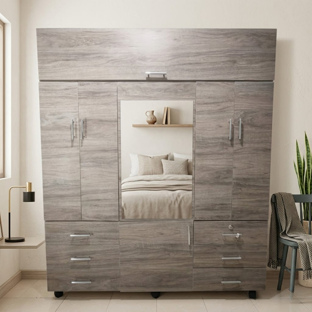 Closet Moderno 5 Puertas Premium