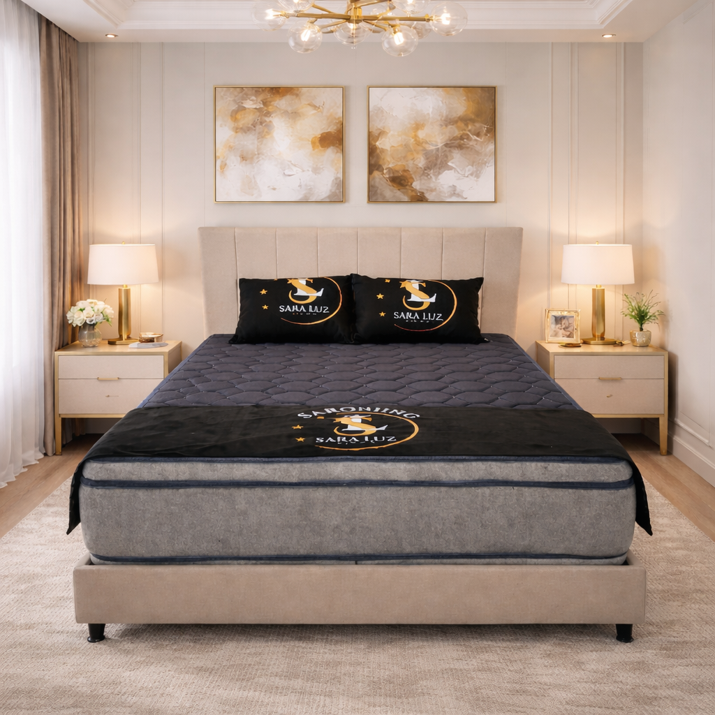 Base cama colchón clínico resortado pillow top